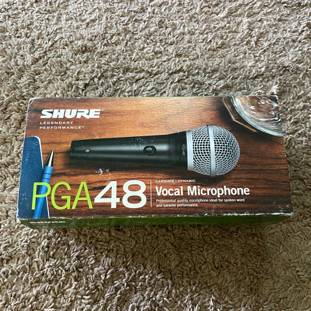 Shure PGA 48 Professional Vocal Microphone NWB
